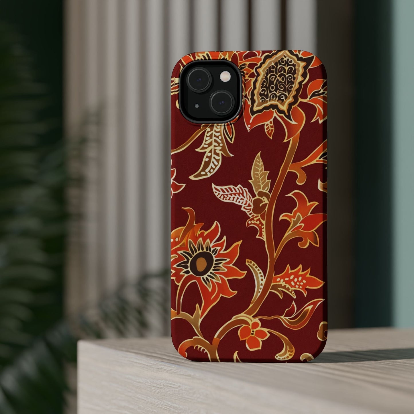 Floral Paisley Magnetic Impact Phone Case - DIGITAL X