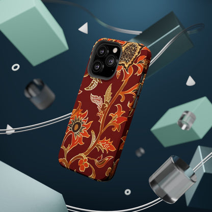 Floral Paisley Magnetic Impact Phone Case - DIGITAL X