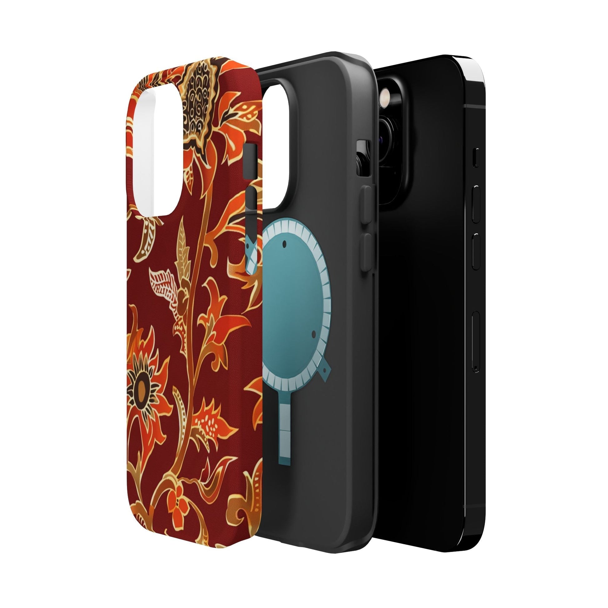 Floral Paisley Magnetic Impact Phone Case - DIGITAL X