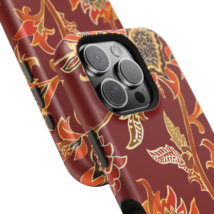 Floral Paisley Magnetic Impact Phone Case - DIGITAL X