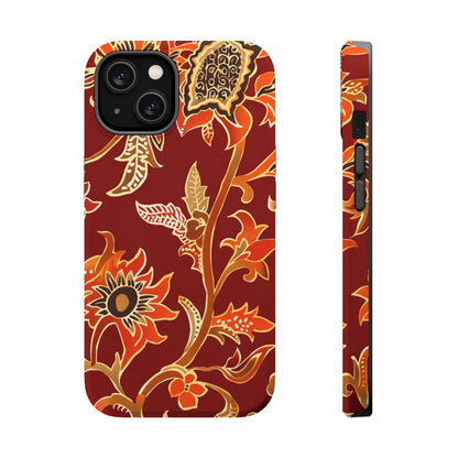 Floral Paisley Magnetic Impact Phone Case - DIGITAL X