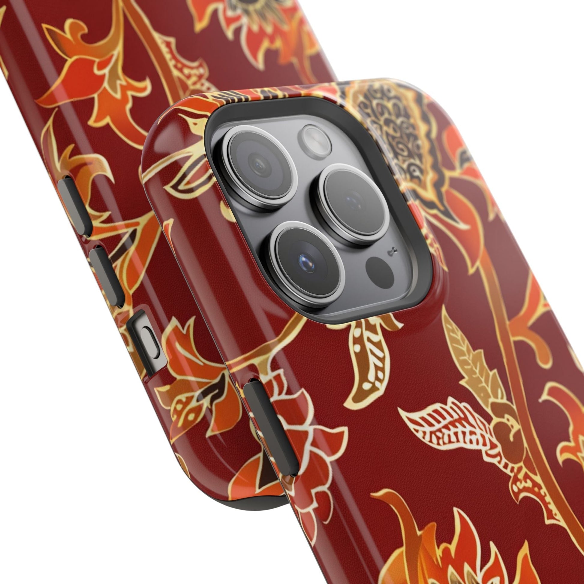 Floral Paisley Magnetic Impact Phone Case - DIGITAL X