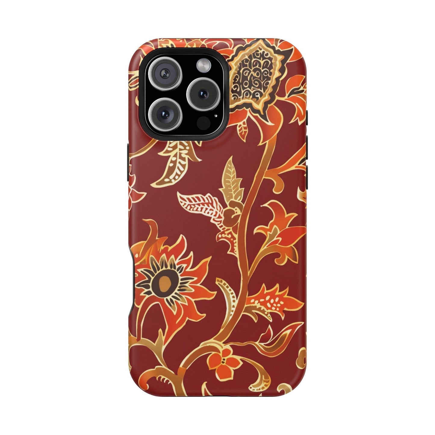 Floral Paisley Magnetic Impact Phone Case - DIGITAL X