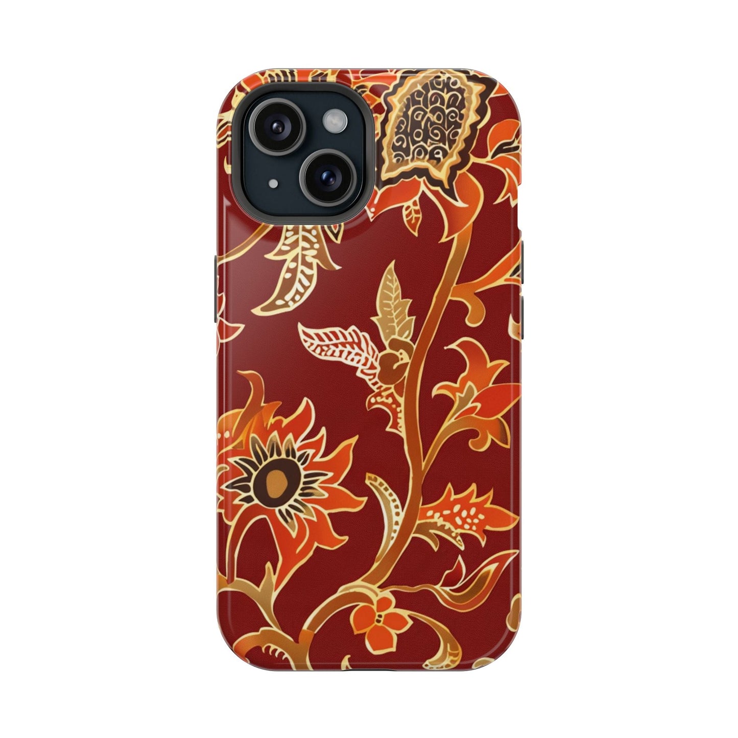 Floral Paisley Magnetic Impact Phone Case - DIGITAL X