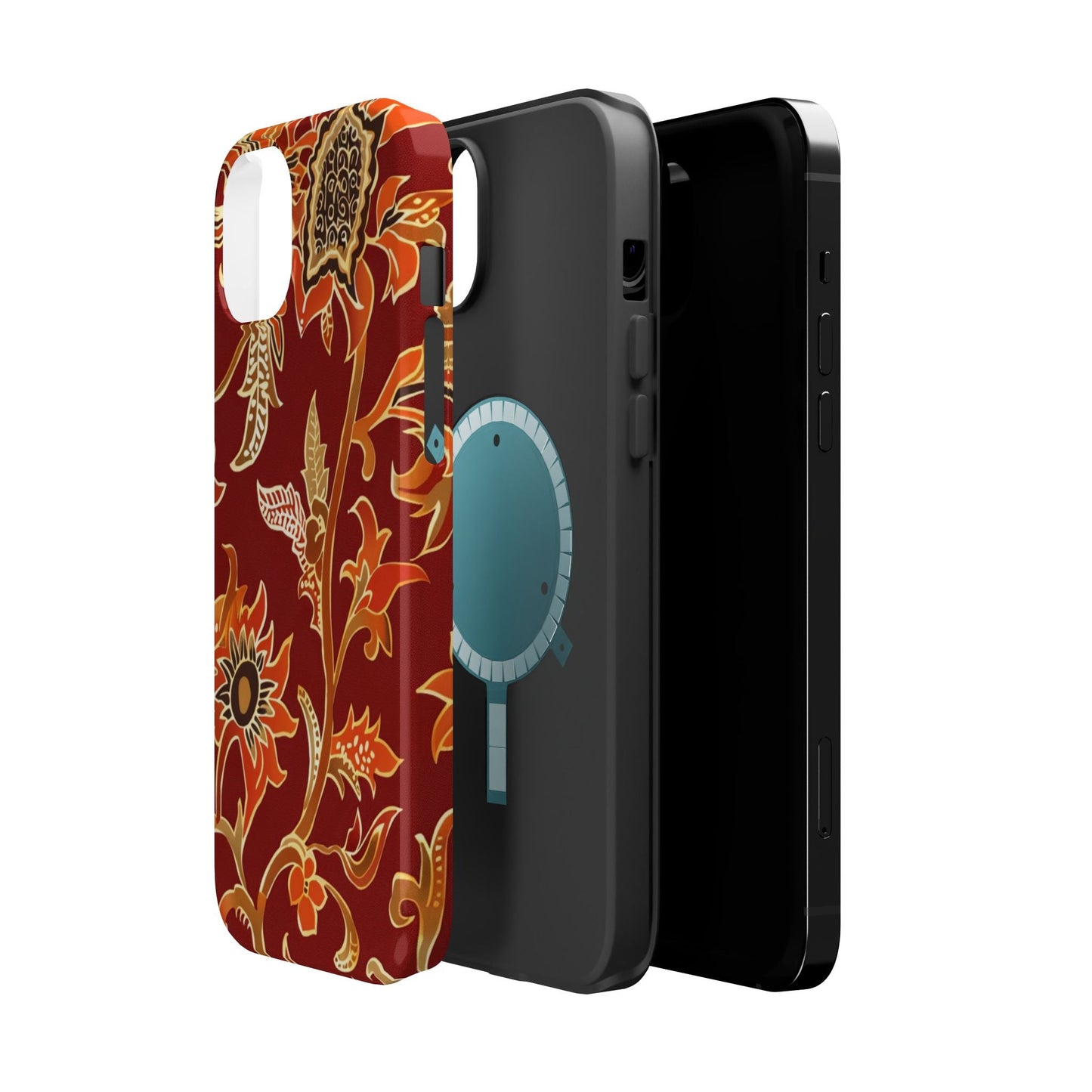 Floral Paisley Magnetic Impact Phone Case - DIGITAL X