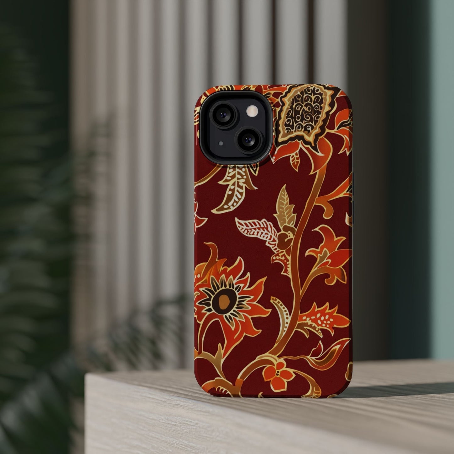 Floral Paisley Magnetic Impact Phone Case - DIGITAL X