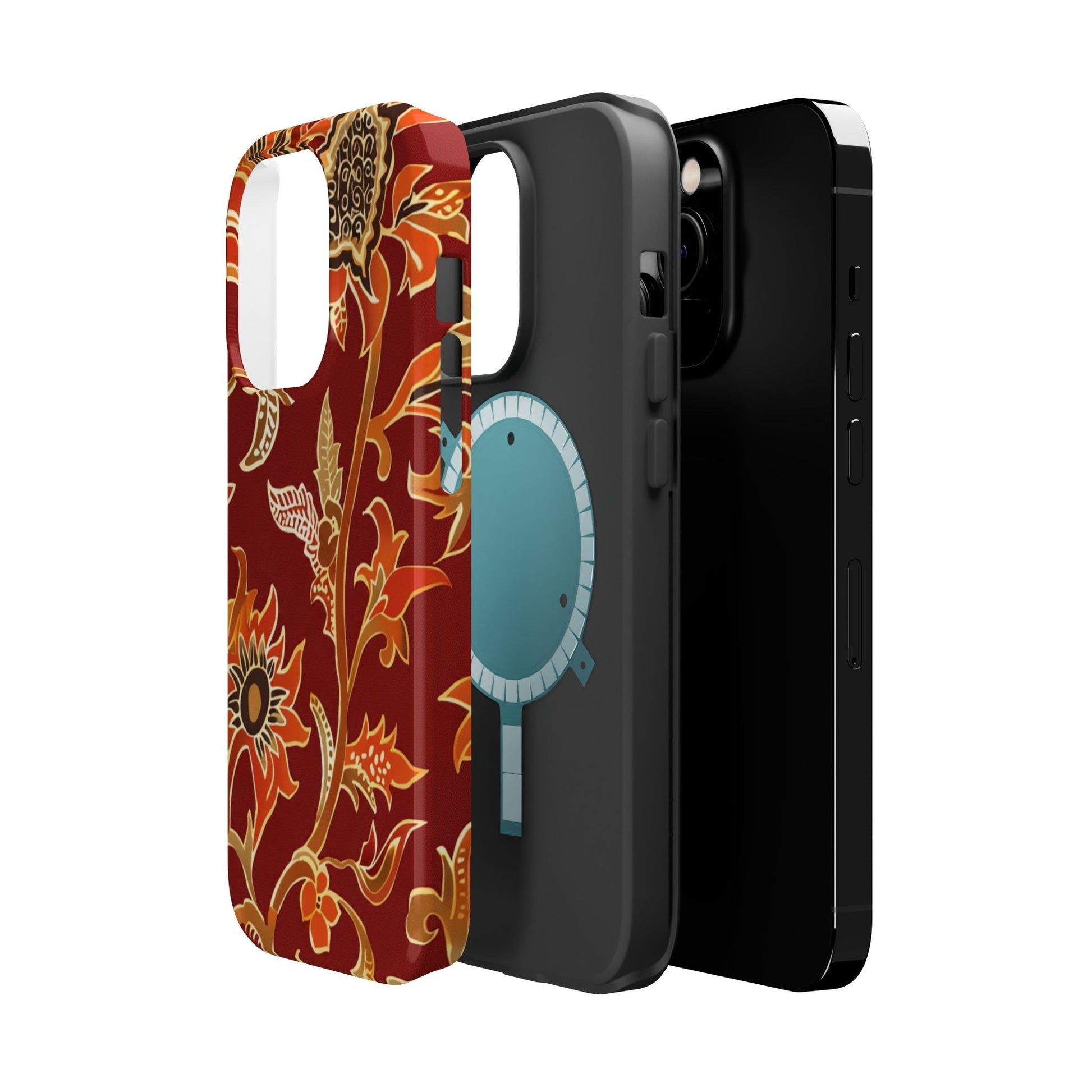 Floral Paisley Magnetic Impact Phone Case - DIGITAL X