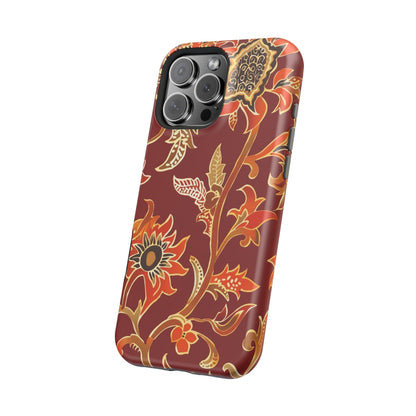 Floral Paisley Magnetic Impact Phone Case - DIGITAL X