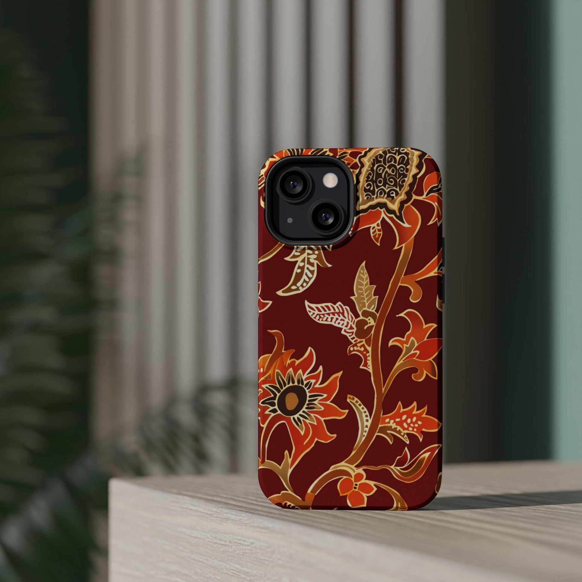 Floral Paisley Magnetic Impact Phone Case - DIGITAL X