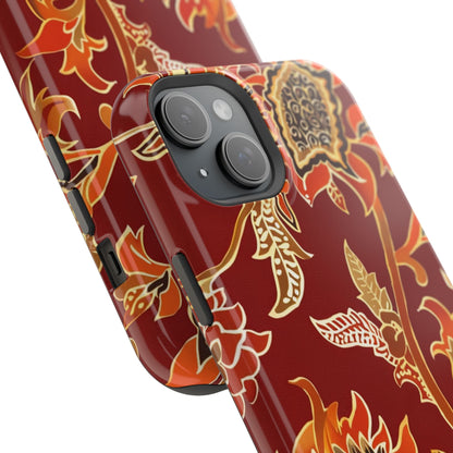 Floral Paisley Magnetic Impact Phone Case - DIGITAL X
