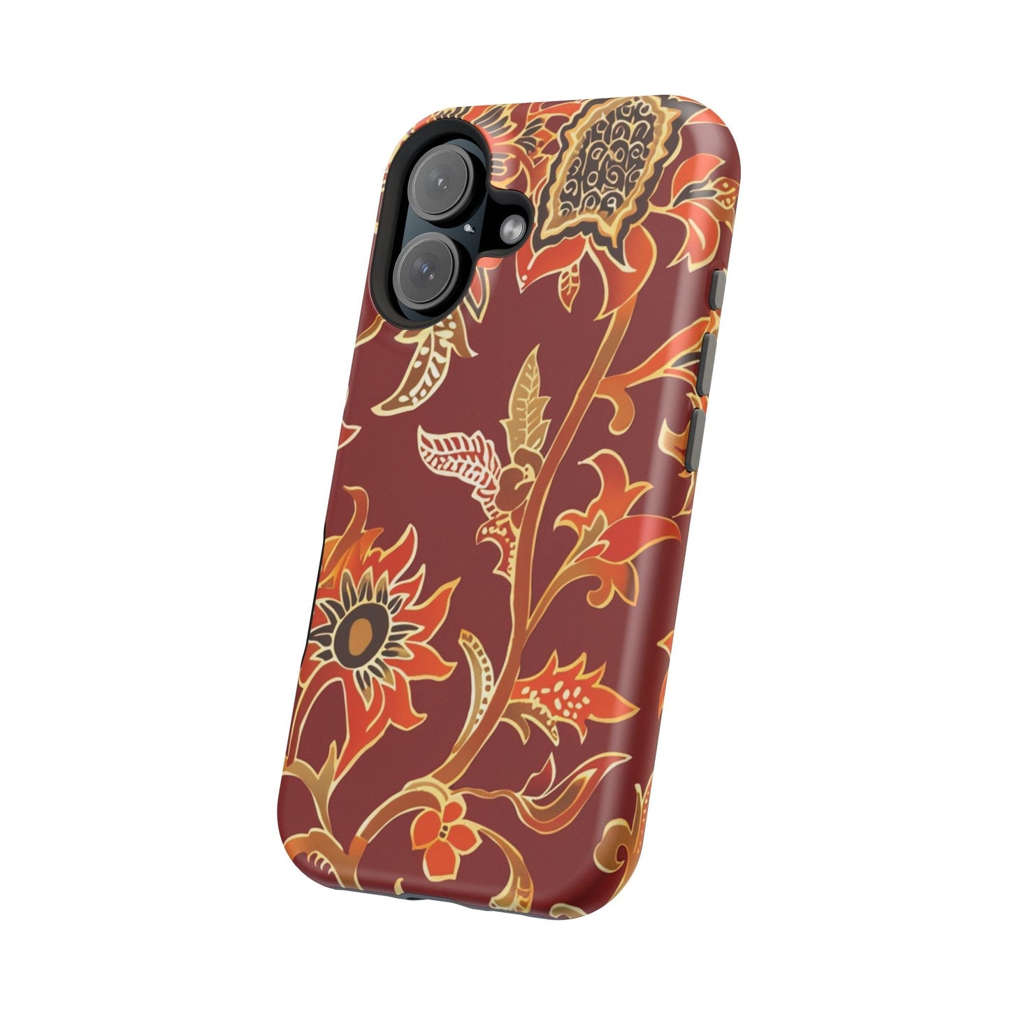 Floral Paisley Magnetic Impact Phone Case - DIGITAL X
