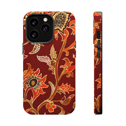 Floral Paisley Magnetic Impact Phone Case - DIGITAL X