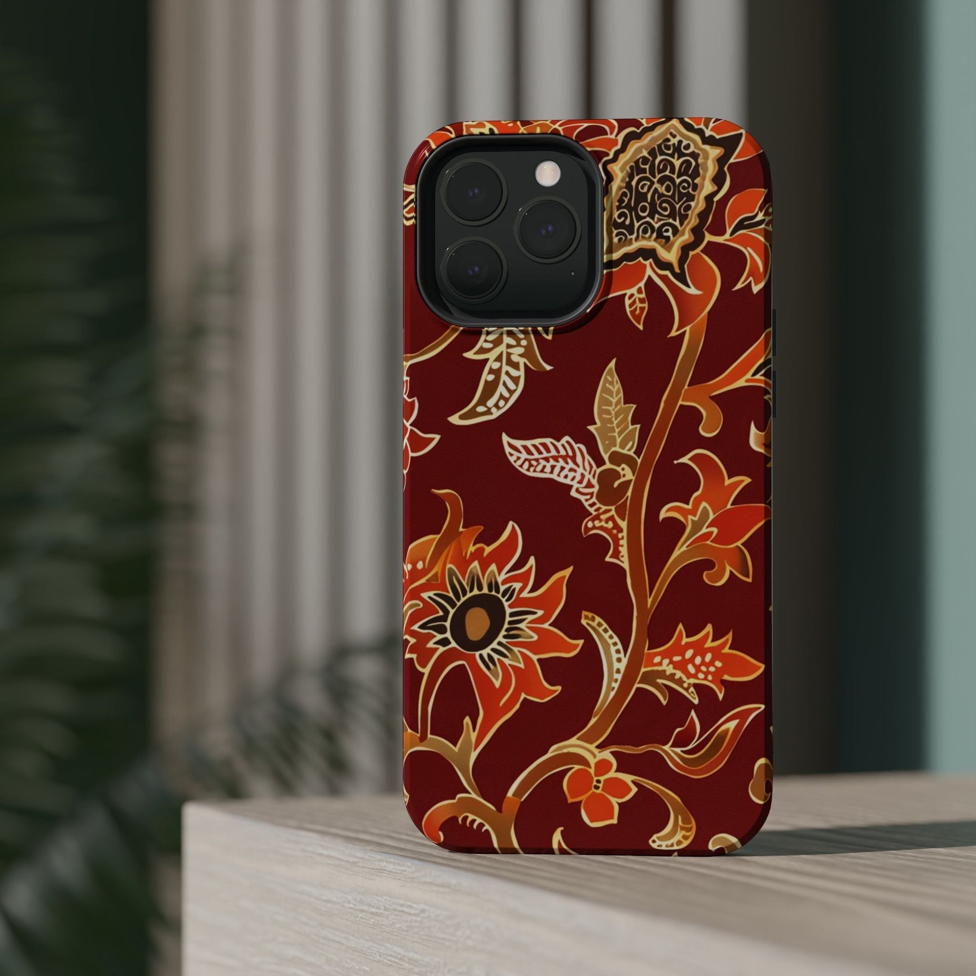 Floral Paisley Magnetic Impact Phone Case - DIGITAL X
