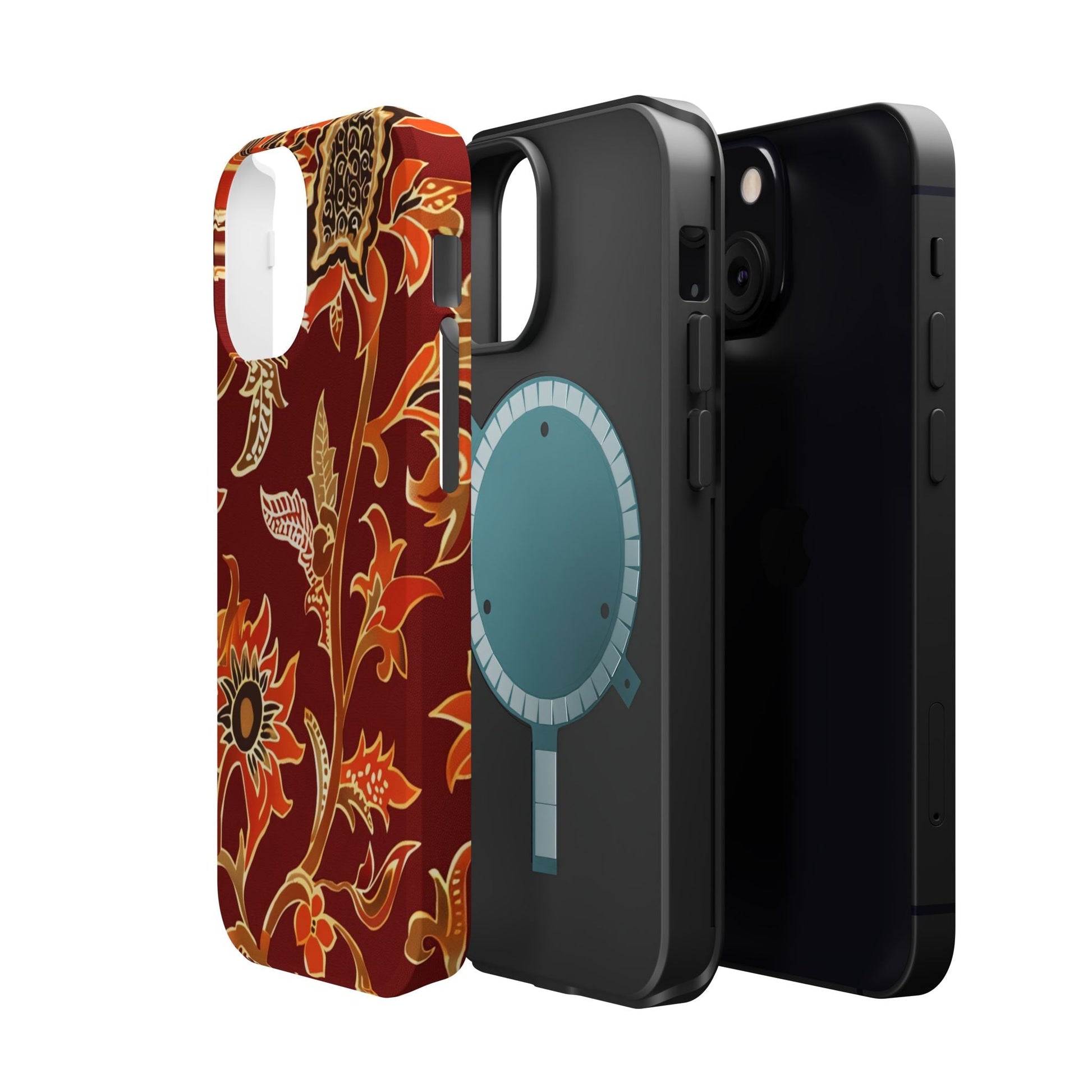 Floral Paisley Magnetic Impact Phone Case - DIGITAL X