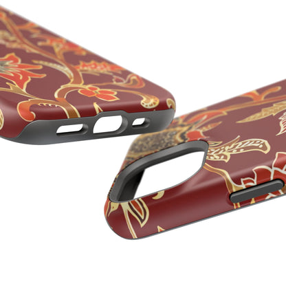 Floral Paisley Magnetic Impact Phone Case - DIGITAL X