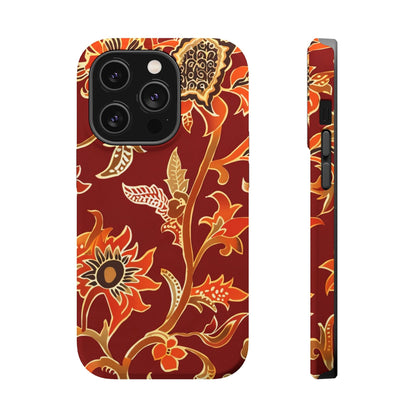 Floral Paisley Magnetic Impact Phone Case - DIGITAL X