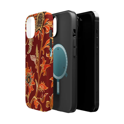 Floral Paisley Magnetic Impact Phone Case - DIGITAL X