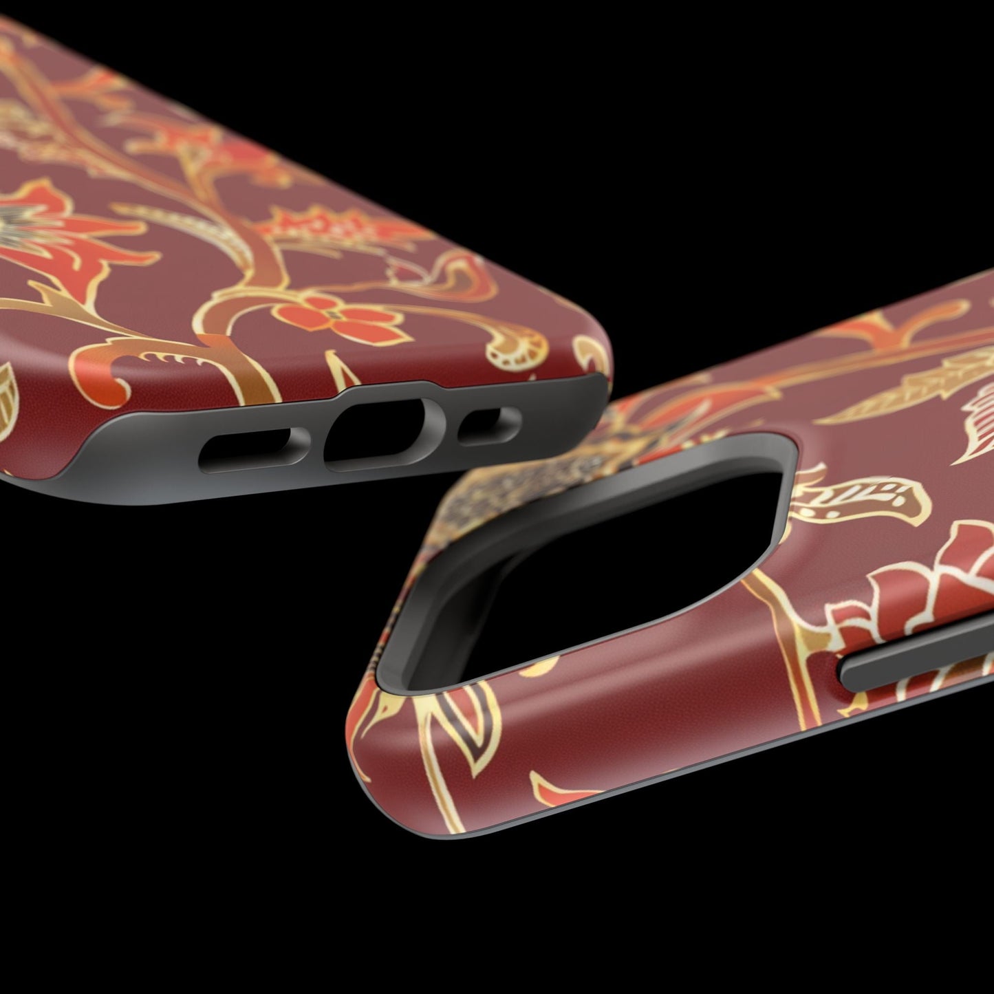 Floral Paisley Magnetic Impact Phone Case - DIGITAL X