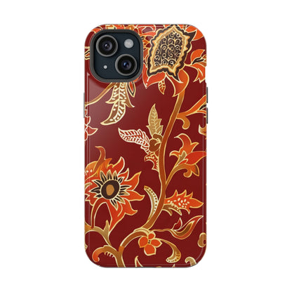 Floral Paisley Magnetic Impact Phone Case - DIGITAL X