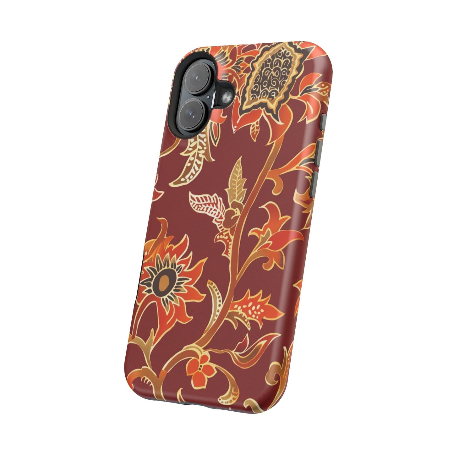 Floral Paisley Magnetic Impact Phone Case - DIGITAL X