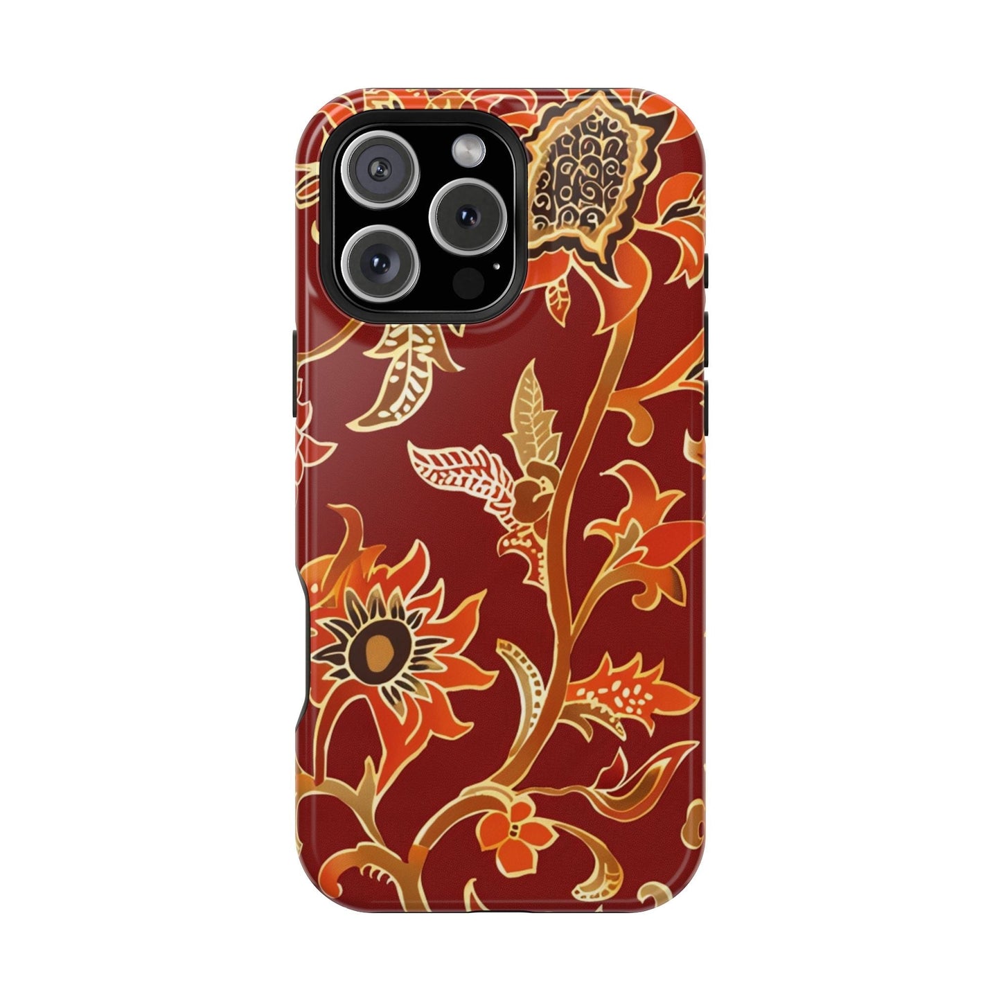 Floral Paisley Magnetic Impact Phone Case - DIGITAL X