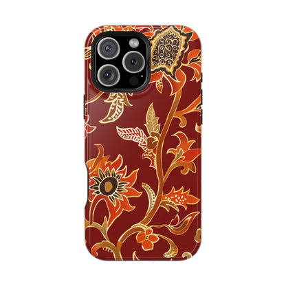 Floral Paisley Magnetic Impact Phone Case - DIGITAL X