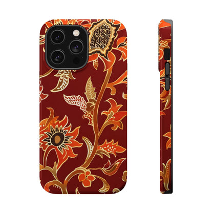 Floral Paisley Magnetic Impact Phone Case - DIGITAL X