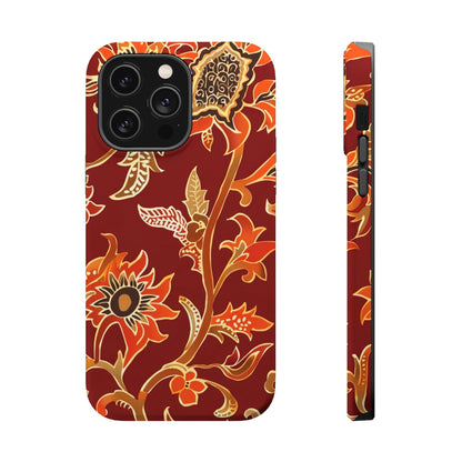 Floral Paisley Magnetic Impact Phone Case - DIGITAL X