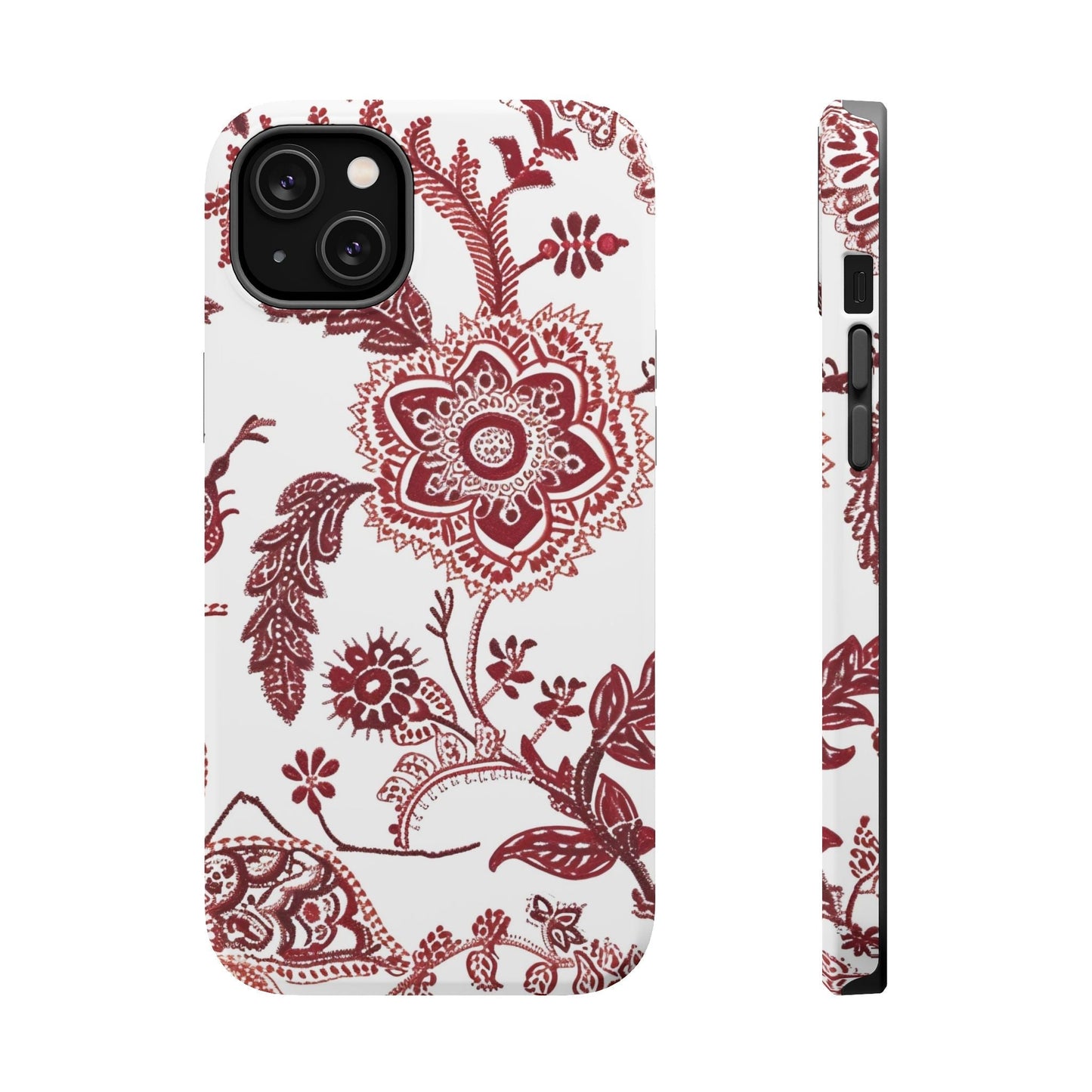 Floral Paisley Magnetic Impact - Resistant Phone Case - DIGITAL X