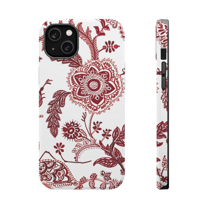Floral Paisley Magnetic Impact - Resistant Phone Case - DIGITAL X
