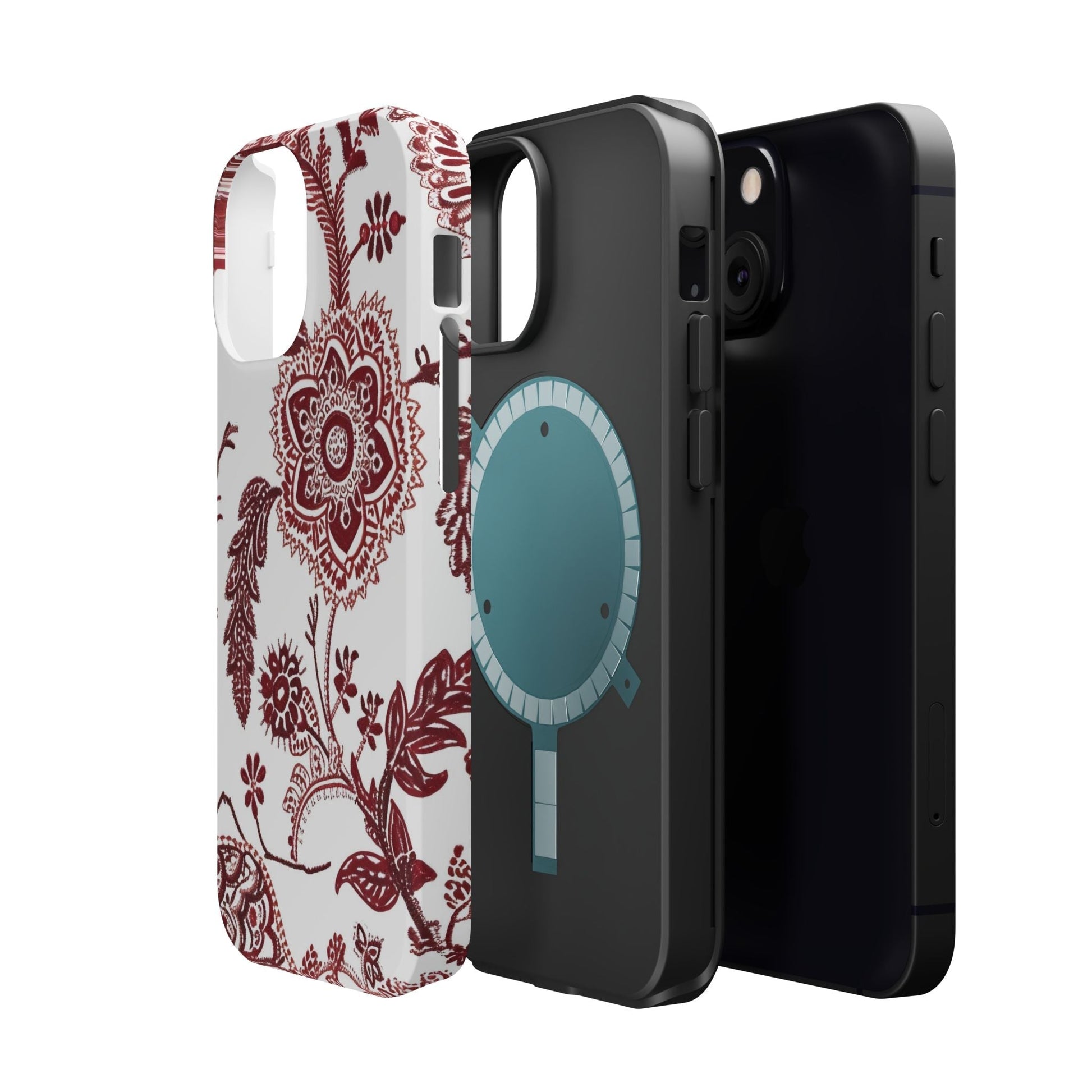 Floral Paisley Magnetic Impact - Resistant Phone Case - DIGITAL X