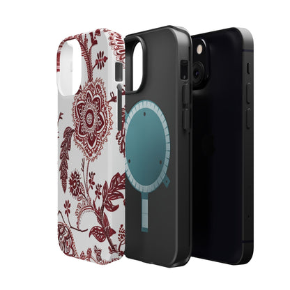 Floral Paisley Magnetic Impact - Resistant Phone Case - DIGITAL X