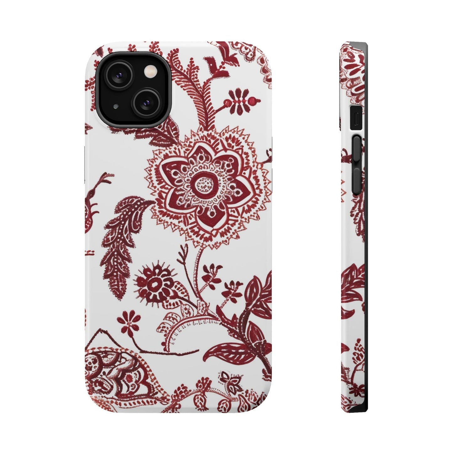 Floral Paisley Magnetic Impact - Resistant Phone Case - DIGITAL X