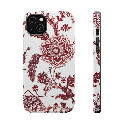 Floral Paisley Magnetic Impact - Resistant Phone Case - DIGITAL X