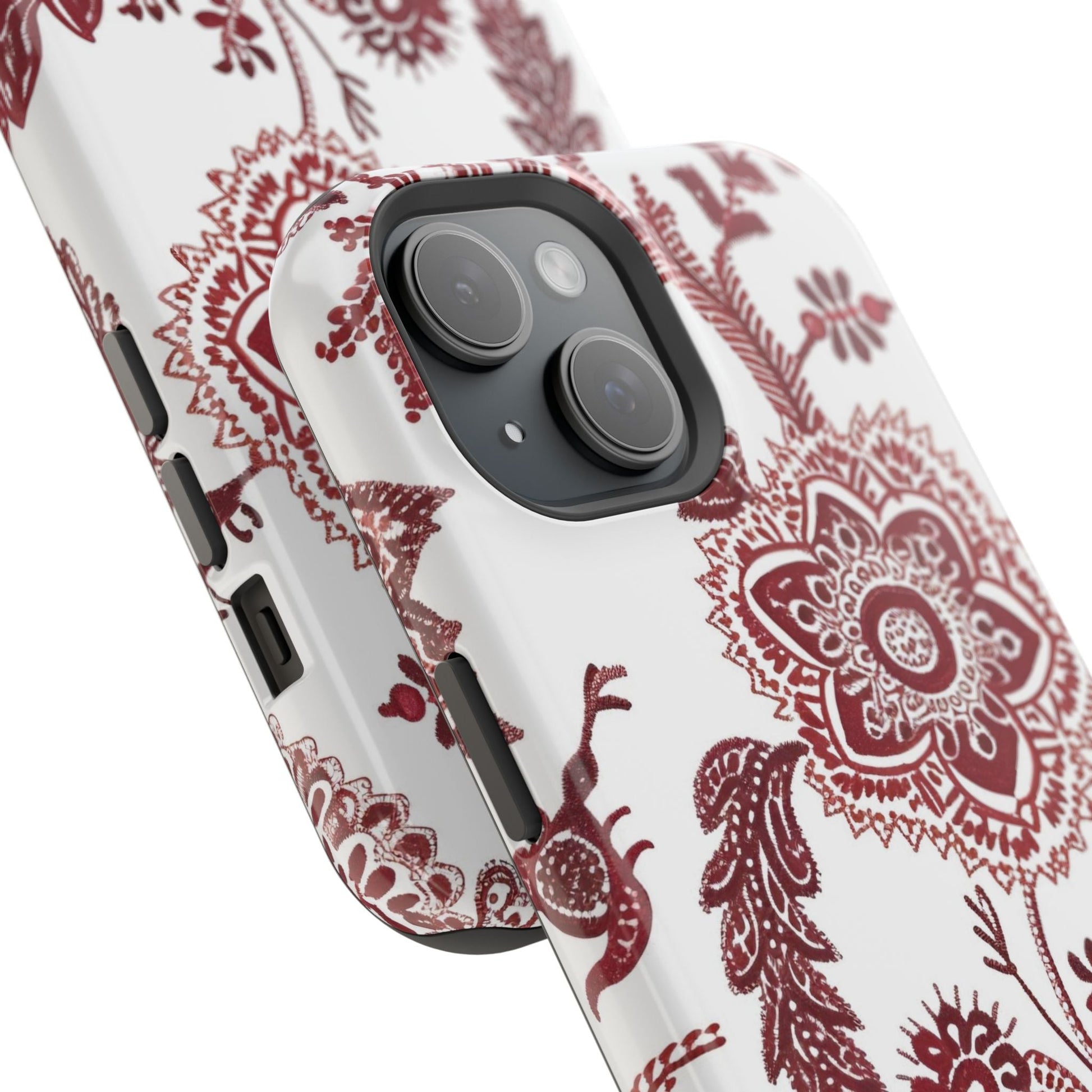 Floral Paisley Magnetic Impact - Resistant Phone Case - DIGITAL X