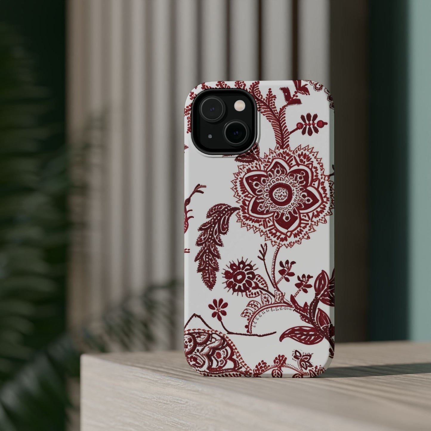 Floral Paisley Magnetic Impact - Resistant Phone Case - DIGITAL X