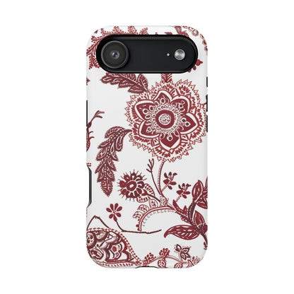 Floral Paisley Magnetic Impact - Resistant Phone Case - DIGITAL X
