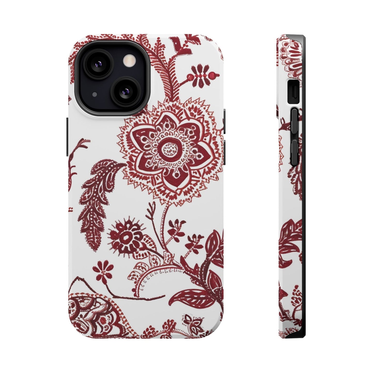 Floral Paisley Magnetic Impact - Resistant Phone Case - DIGITAL X
