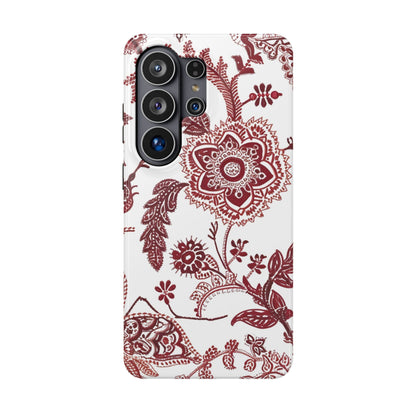 Floral Paisley Magnetic Impact - Resistant Phone Case - DIGITAL X