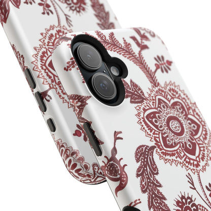 Floral Paisley Magnetic Impact - Resistant Phone Case - DIGITAL X
