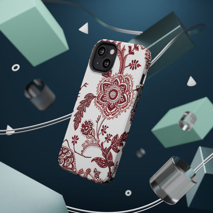 Floral Paisley Magnetic Impact - Resistant Phone Case - DIGITAL X