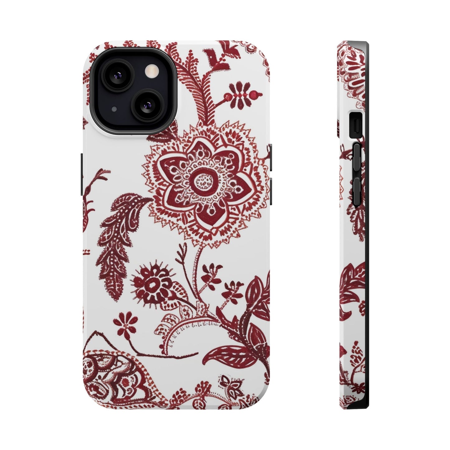 Floral Paisley Magnetic Impact - Resistant Phone Case - DIGITAL X