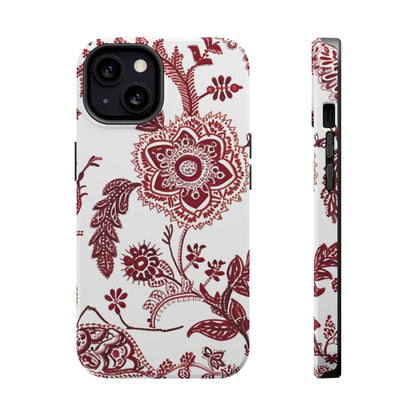 Floral Paisley Magnetic Impact - Resistant Phone Case - DIGITAL X