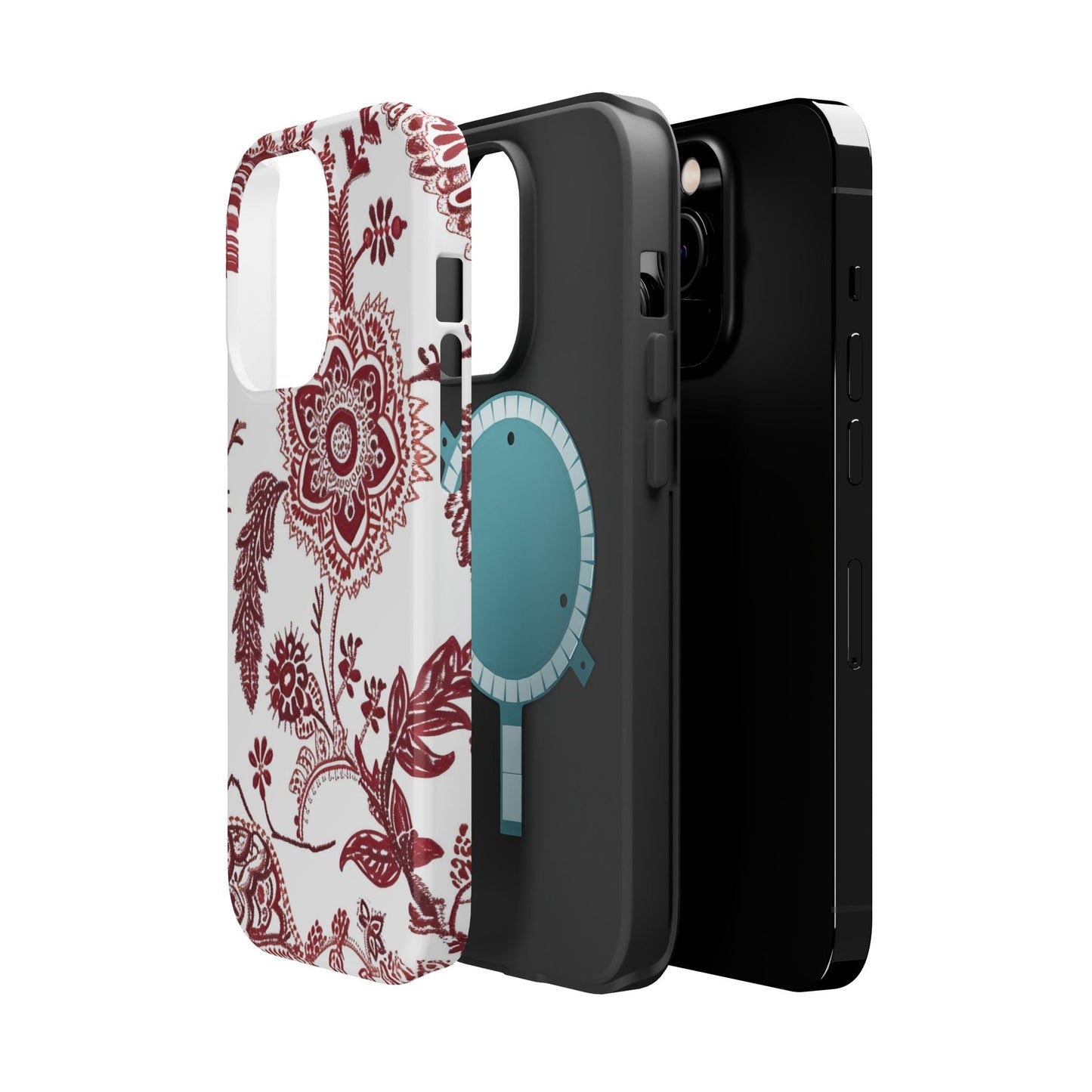 Floral Paisley Magnetic Impact - Resistant Phone Case - DIGITAL X