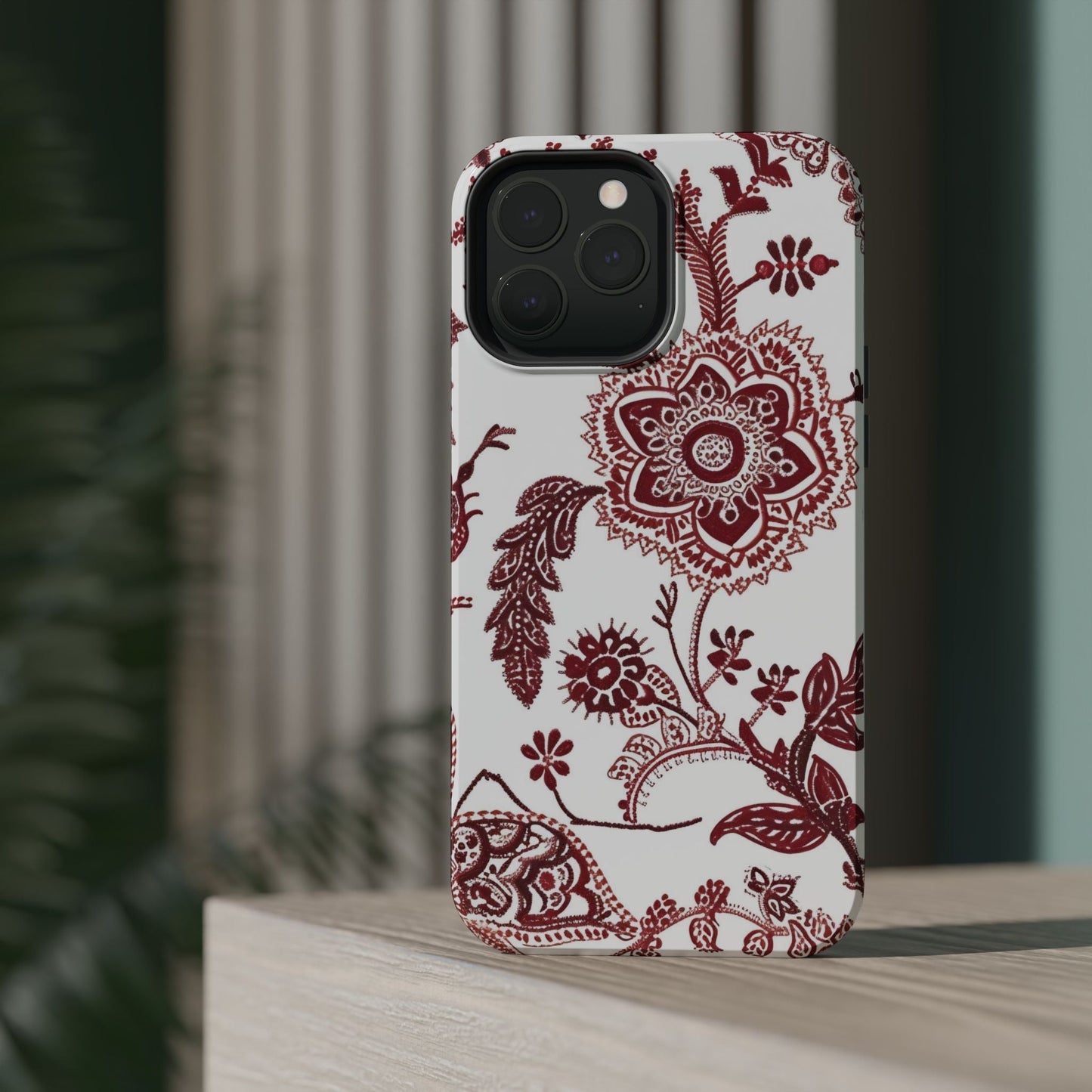 Floral Paisley Magnetic Impact - Resistant Phone Case - DIGITAL X