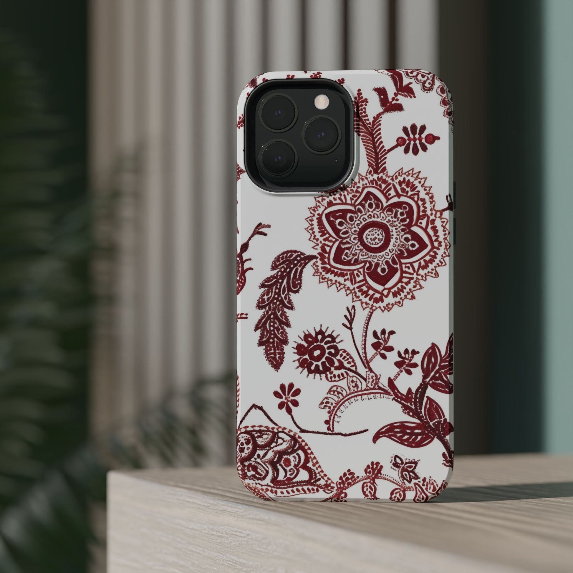 Floral Paisley Magnetic Impact - Resistant Phone Case - DIGITAL X