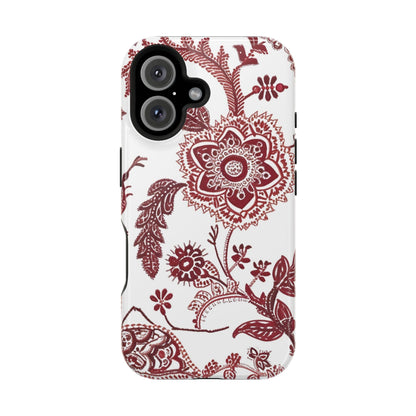 Floral Paisley Magnetic Impact - Resistant Phone Case - DIGITAL X