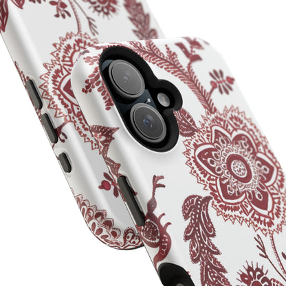Floral Paisley Magnetic Impact - Resistant Phone Case - DIGITAL X