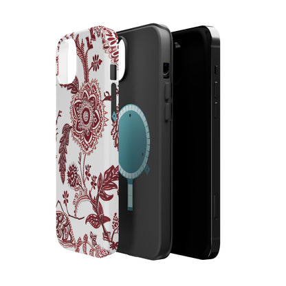 Floral Paisley Magnetic Impact - Resistant Phone Case - DIGITAL X