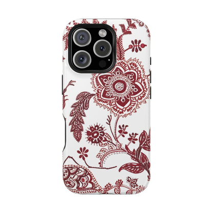 Floral Paisley Magnetic Impact - Resistant Phone Case - DIGITAL X